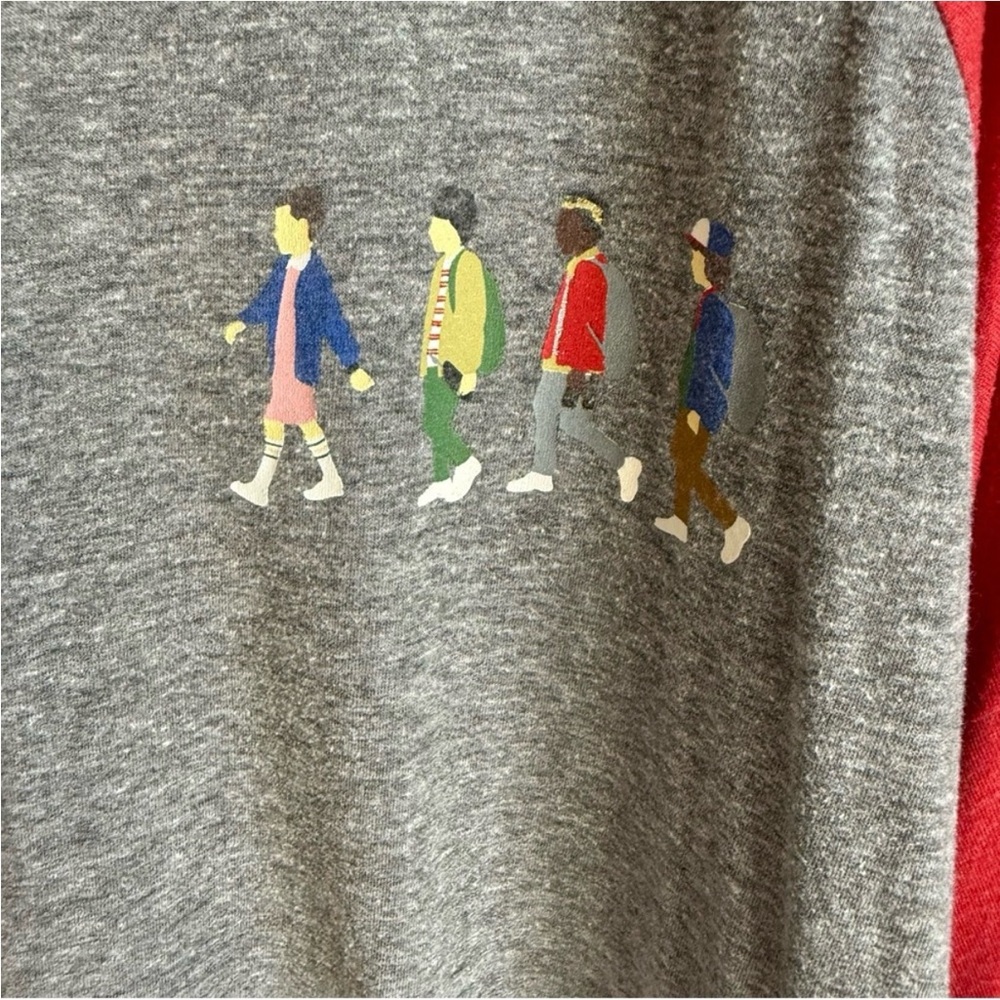 2X Stranger Things Raglan Baseball Shirt